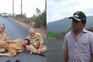 Bupati Banjarnegara guling-guling di jalan, aksinya viral lagi