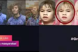 14 Transformasi wajah saat ikut Gradient Facebook, kocak