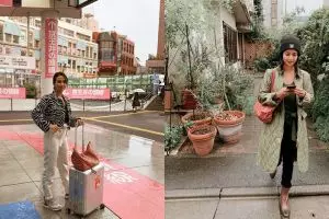 Liburan ke Jepang, Vanessa Angel cari rumah 'Kakek Sugiono'