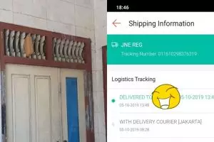 10 Cara kocak kurir antar paket saat rumah penerima kosong