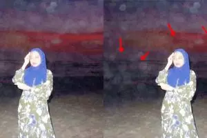 7 Editan foto penampakan di Parangtritis ini bikin gagal serem