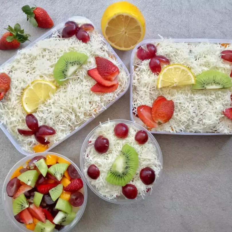 10 Cara membuat saus salad buah, creamy, enak, dan praktis