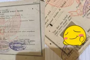 Viral ijazah jadul, pas fotonya bikin salah fokus