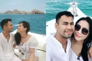 10 Momen Raffi Ahmad & Nagita liburan ke Pulau Komodo, romantis