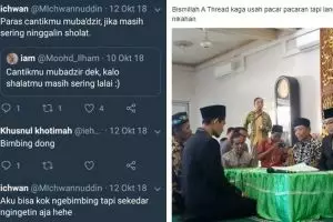 Dari berbalas cuitan di Twitter, pasangan ini temukan jodohnya