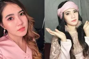 7 Potret Via Vallen dengan gaya rambut berponi, curi perhatian