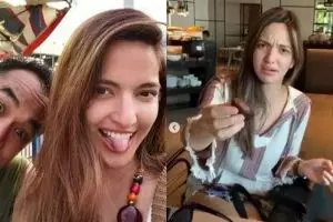 Aksi tak bisa buka salak viral, Nia Ramadhani salahkan Ardi Bakrie