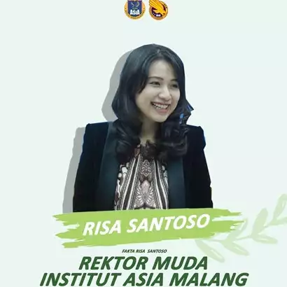 5 Fakta Risa Santoso, rektor termuda berusia 27 tahun