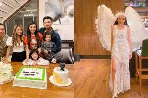 7 Potret pesta kostum perayaan ultah Ashanty, meriah abis