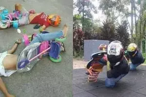 10 Kelakuan kocak cowok ini bukti masa kecilnya tak bahagia