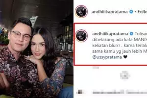 8 Gombalan romantis Andhika Pratama untuk Ussy, bikin baper