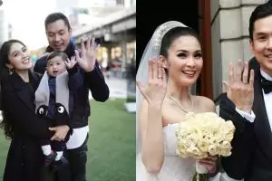 Unggah foto nikah, momen mesra Sandra Dewi & suami jadi sorotan