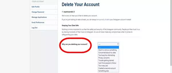 menghapus akun Instagram © berbagai sumber