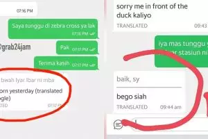 10 Chat terjemahan driver ojek online dan pelanggan ini absurd