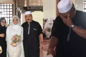 Kisah ayah galak tangisnya pecah di pernikahan putrinya