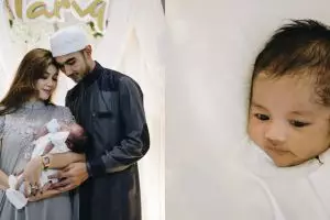 9 Potret lucu anak pertama Raya Kitty, parasnya bikin gemas