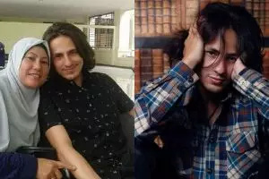 Momen Dylan Carr jalan-jalan pakai kursi roda usai operasi