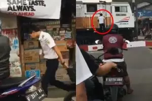 Fakta video masinis berhentikan kereta buat jajan yang viral