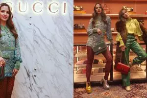 Curi perhatian, segini harga sepatu beda warna Nia Ramadhani