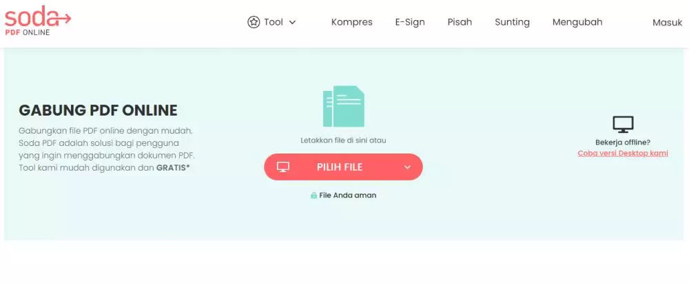 menggabungkan file PDF © 2021 brilio.net