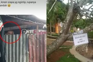 10 Spanduk salah tempat pasang ini bikin ketawa cekikikan