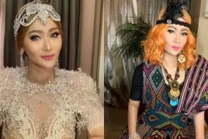 Inul Daratista tertidur di kursi, posenya jadi sorotan