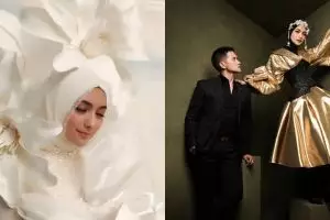 9 Potret prewedding Citra Kirana & Rezky Aditya bernuansa glamor