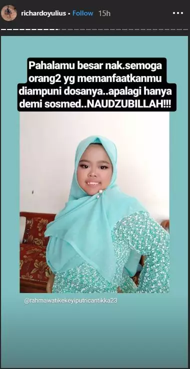 selebgram bongkar rio kekeyi © Instagram/@richardoyulius selebgram bongkar rio kekeyi © Instagram/@richardoyulius