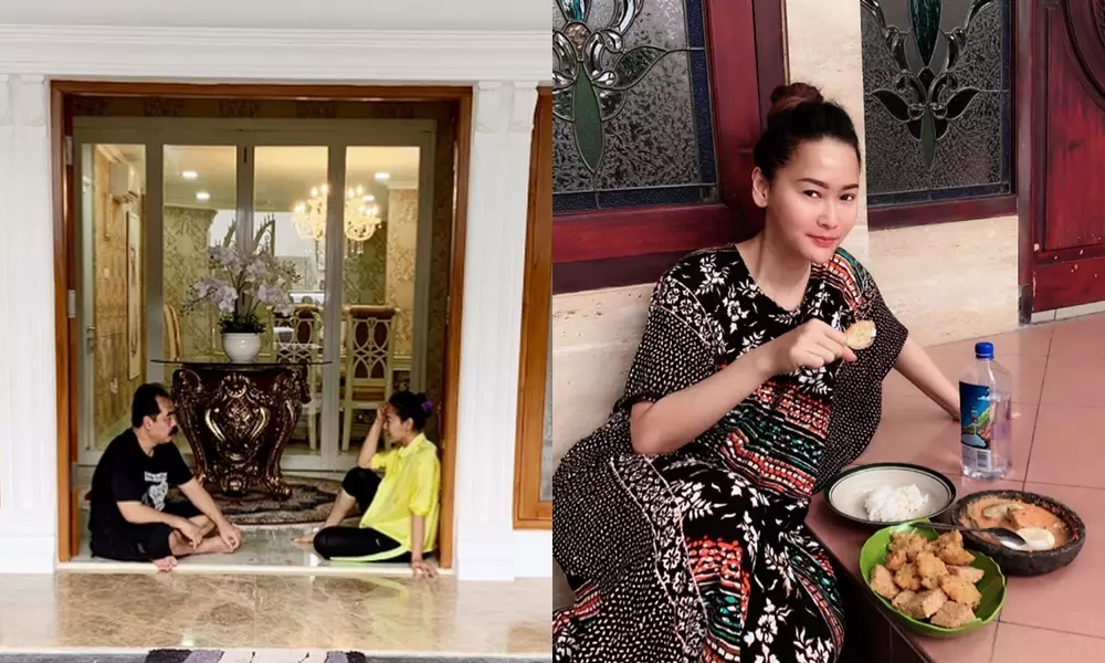 keseharian keluarga seleb  Instagram 