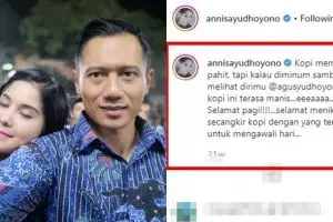 8 Gombalan manis Annisa Pohan untuk AHY, bikin jomblo baper