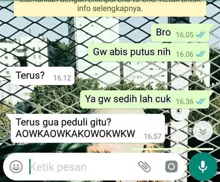 Chat lucu ke teman © 2019 brilio.net