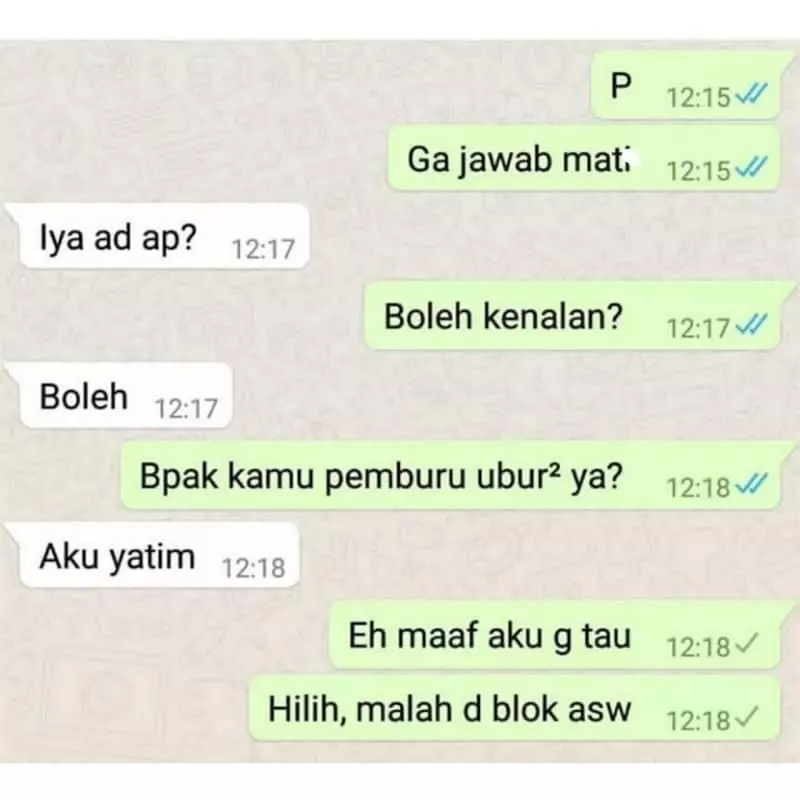 Chat lucu ke teman © 2019 brilio.net