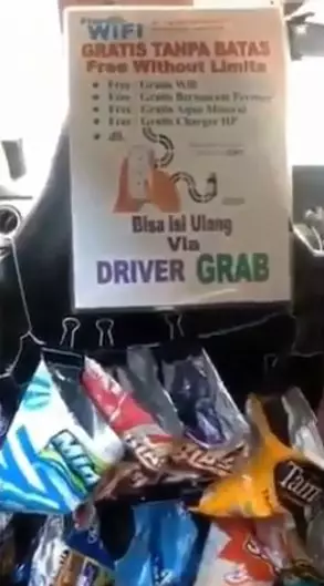 tulisan promosi ala driver ojek online © 2019 instagram.com