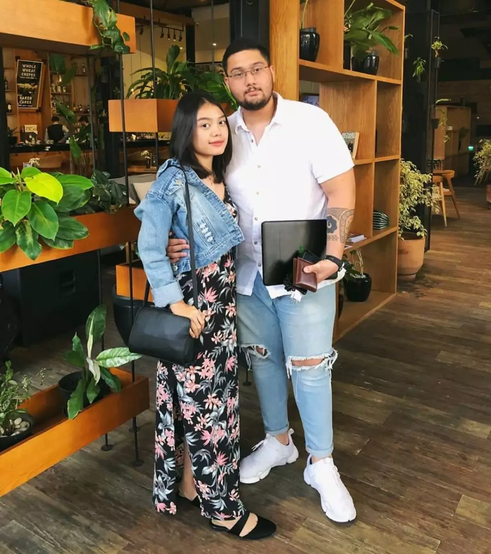 Nigel Philo dan pacar  Instagram 