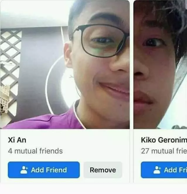 gabungan dua foto facebook  Instagram