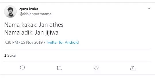 tebakan nama adik janethes  Twitter tebakan nama adik janethes  Twitter