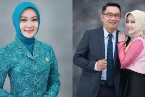 Momen Atalia istri Ridwan Kamil salah pakai sepatu ini kocak