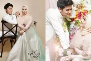 7 Gaya pemotretan Rizky Billar & Dinda Hauw, bak prewedding