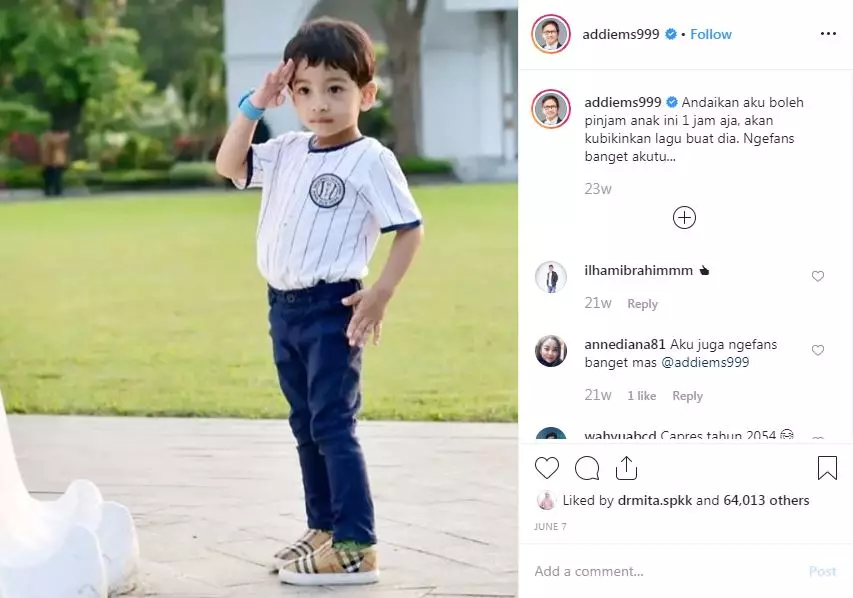 Unggah foto Jokowi gendong Jan Eths Istimewa