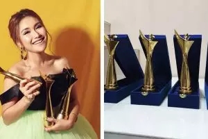 Ayu Ting Ting sabet 4 piala di Anugerah Dangdut Indonesia