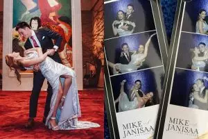 7 Momen pertunangan Mike Lewis & Janisaa, dansa dan ciuman mesra