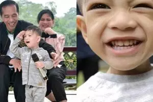 Aksi Jan Ethes tiru gaya Paspampres saat upacara ini kocak