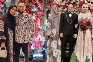 Gaya 13 seleb di resepsi Dian Pelangi ini elegan banget