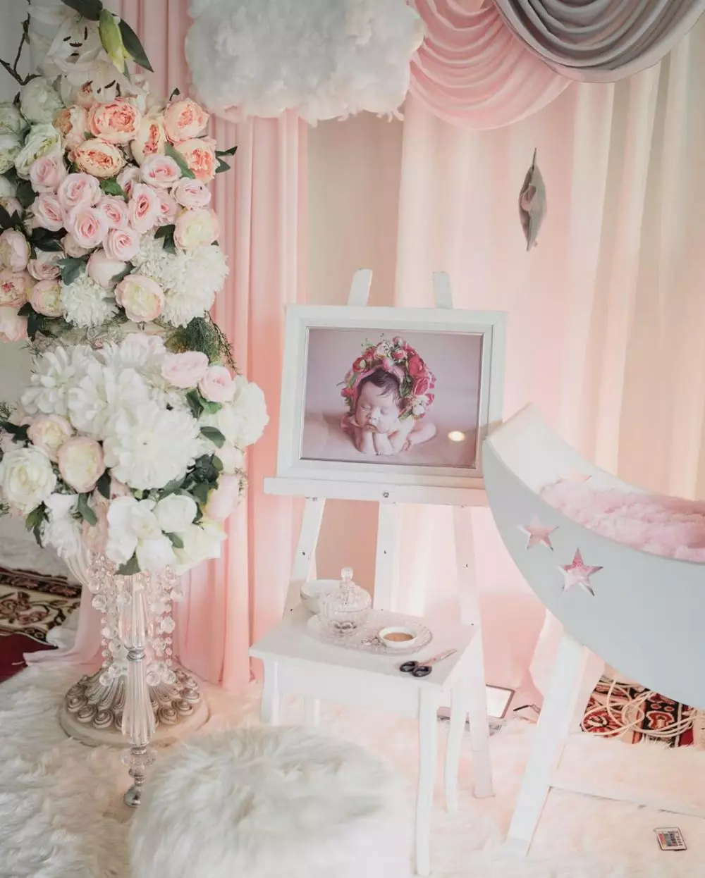 Potret akikah anak Yasmine Wildblood Instagram/@abishalom234sc