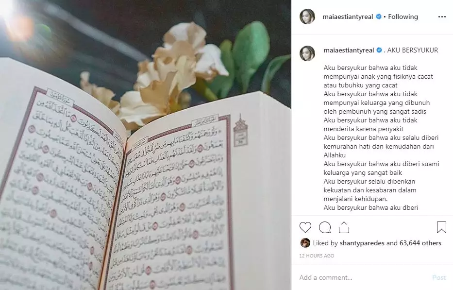 Maia Estianty ungkap pernah menangis Instagram/@maiaestiantyreal Maia Estianty ungkap pernah menangis Instagram/@maiaestiantyreal