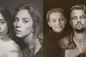 10 Editan foto seleb bareng sosok mudanya, menua bukan masalah