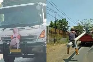 10 Tingkah santai orang naik kendaraan ini bikin ngelus dada