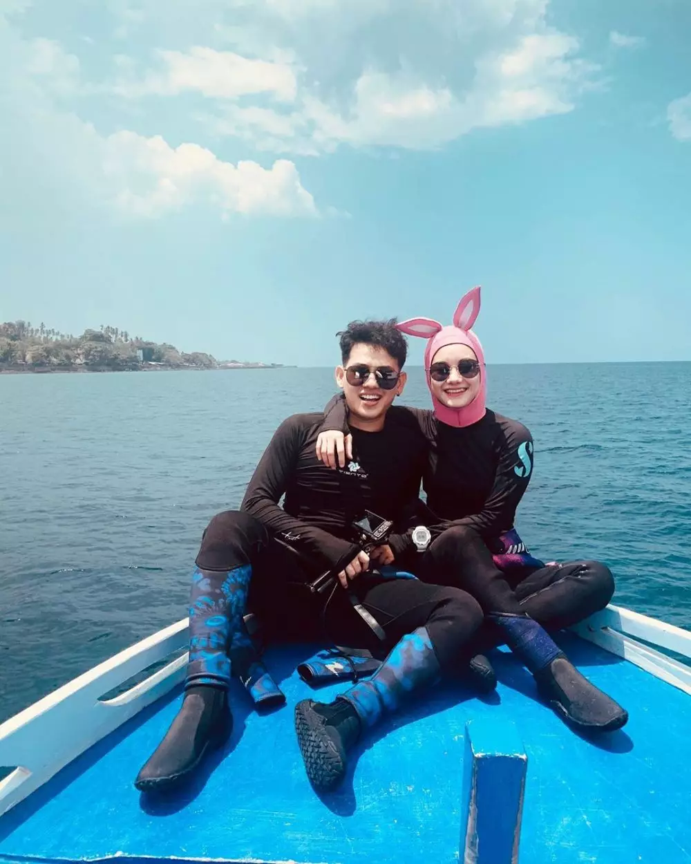 Dinda Hauw dan kakak  Instagram 