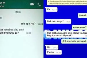 10 Chat lucu emak bertanya ini endingnya bikin cekikikan