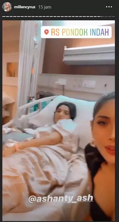 millendaru jenguk ashanty di rumah sakit  Instagram millendaru jenguk ashanty di rumah sakit  Instagram